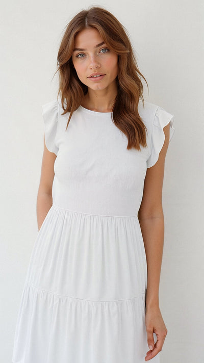 Thalienne | Gesmoktes Midikleid
