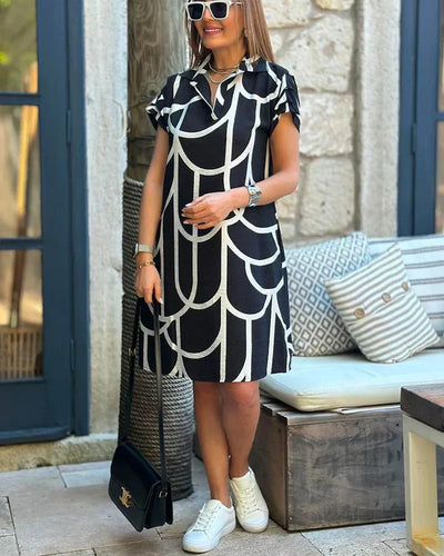 Virellyn | Bedrucktes Freizeitkleid