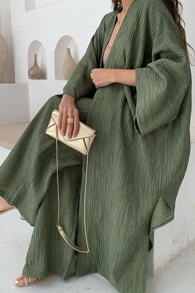 Lilly | Lockeres Set aus Strickjacke und Hose