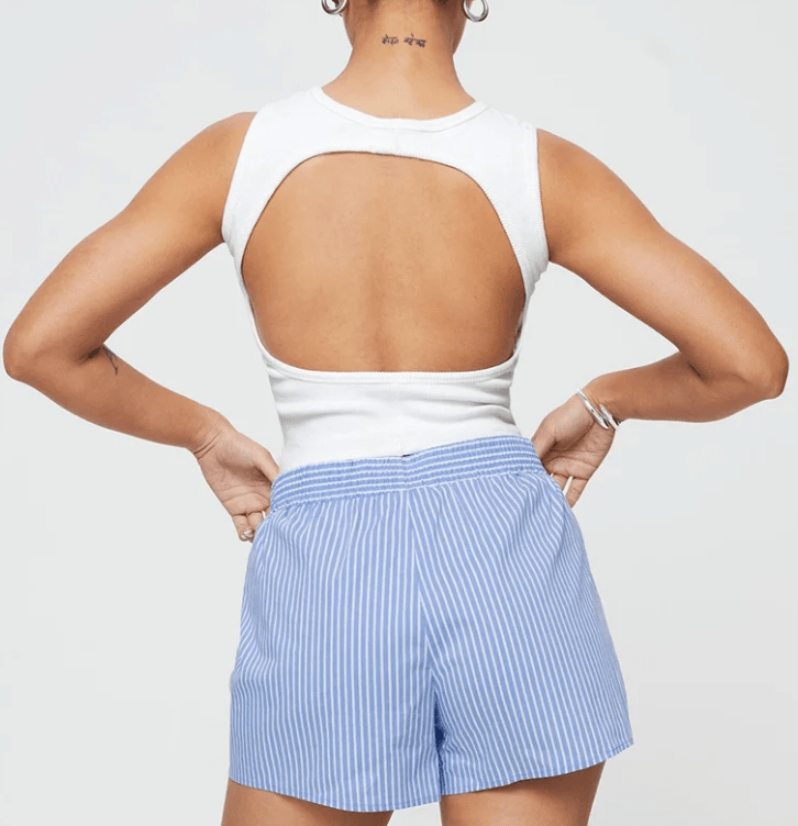 Sloane | Lässige gestreifte Sommershorts