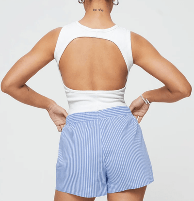 Sloane | Lässige gestreifte Sommershorts