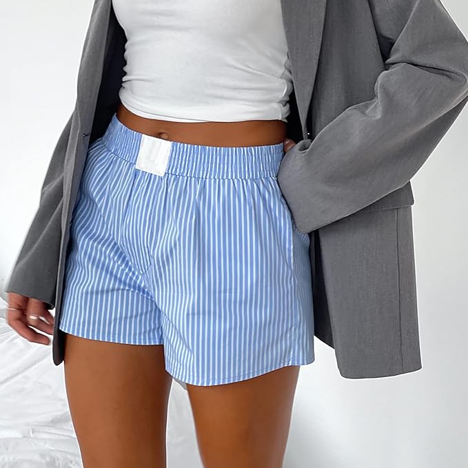 Sloane | Lässige gestreifte Sommershorts