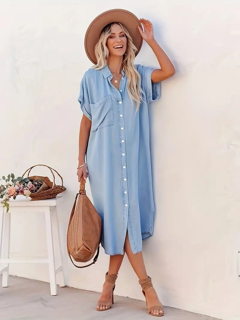 Alvitta | Jeanskleid mit entspannter Passform