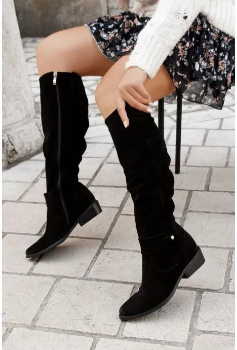 Lisa | Schicke kniehohe Fashion-Stiefel