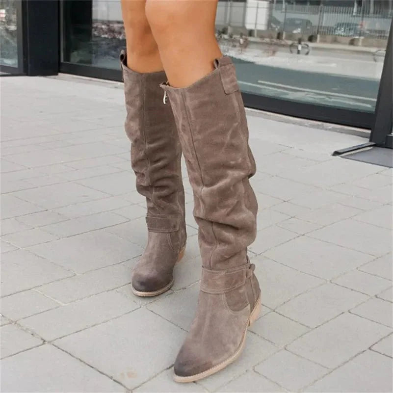 Lisa | Schicke kniehohe Fashion-Stiefel