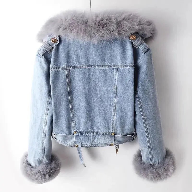 Liselotte | Jeansjacke im Vintage-Stil