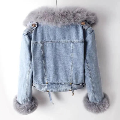 Liselotte | Jeansjacke im Vintage-Stil