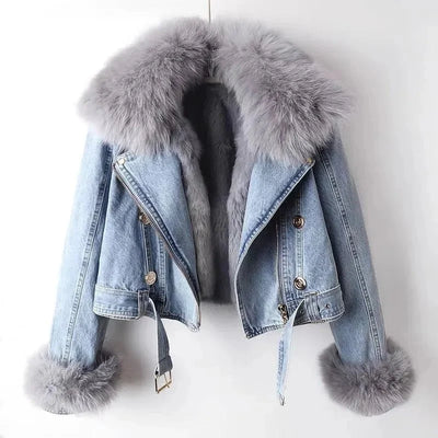 Liselotte | Jeansjacke im Vintage-Stil