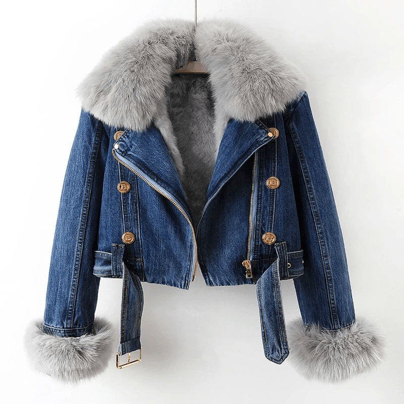 Liselotte | Jeansjacke im Vintage-Stil