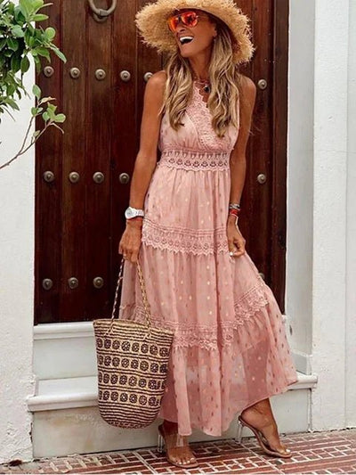 Serelith | Boho-Maxikleid aus Spitze