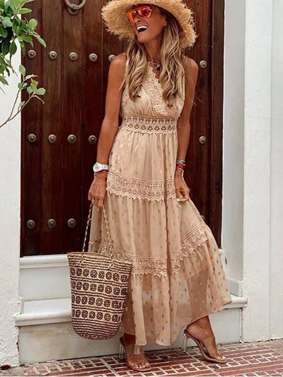 Serelith | Boho-Maxikleid aus Spitze