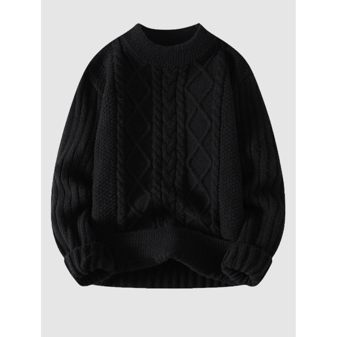 Harlan | Zeitloser Zopfpullover