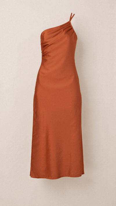 Eira | Stilvolles asymmetrisches Midikleid