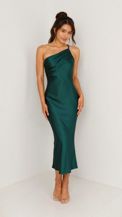 Eira | Stilvolles asymmetrisches Midikleid