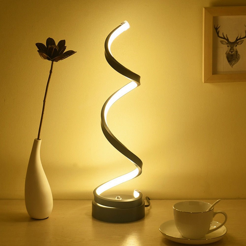 Ornyxia | Spiral-Design-Tischlampe
