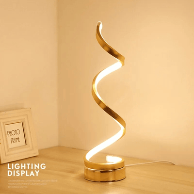 Ornyxia | Spiral-Design-Tischlampe