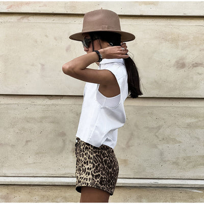 Luzia | Lässige Shorts mit Leopardenmuster