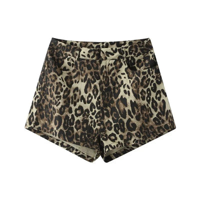 Luzia | Lässige Shorts mit Leopardenmuster