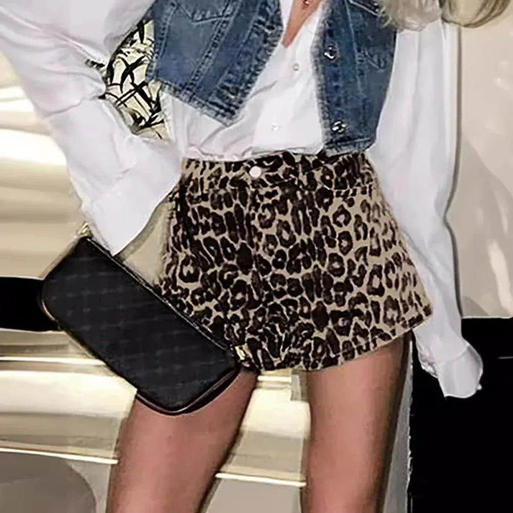 Luzia | Lässige Shorts mit Leopardenmuster