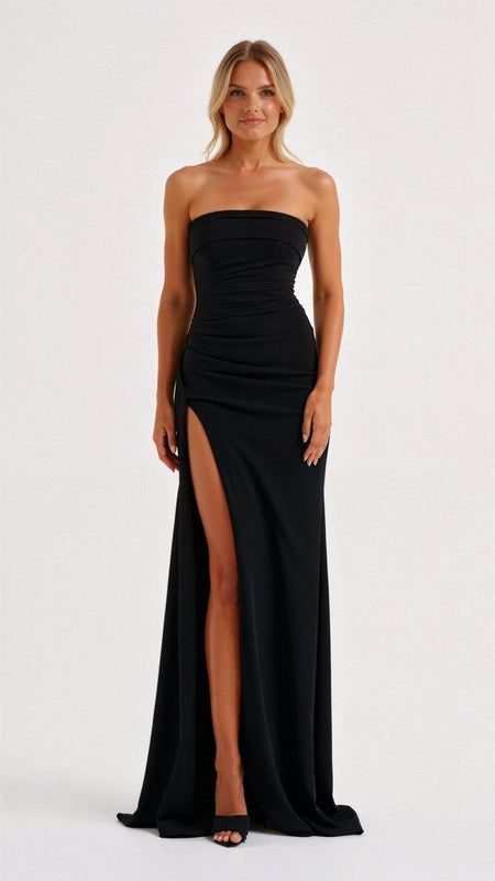 Lynn | Elegantes Schlauchkleid mit oberschenkelhohem Schlitz