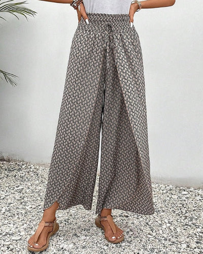 Magdalene | Bequeme Hose mit weitem Bein und Print