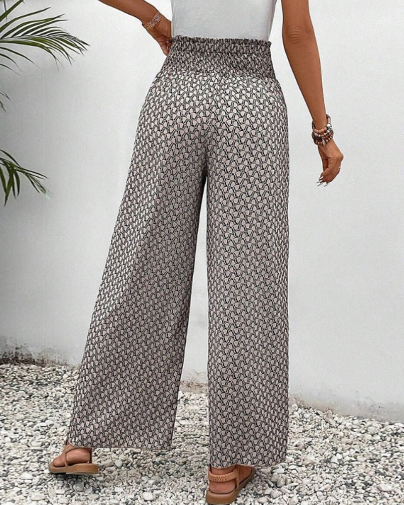 Magdalene | Bequeme Hose mit weitem Bein und Print