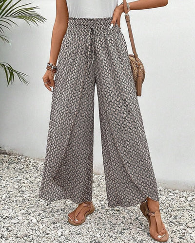 Magdalene | Bequeme Hose mit weitem Bein und Print