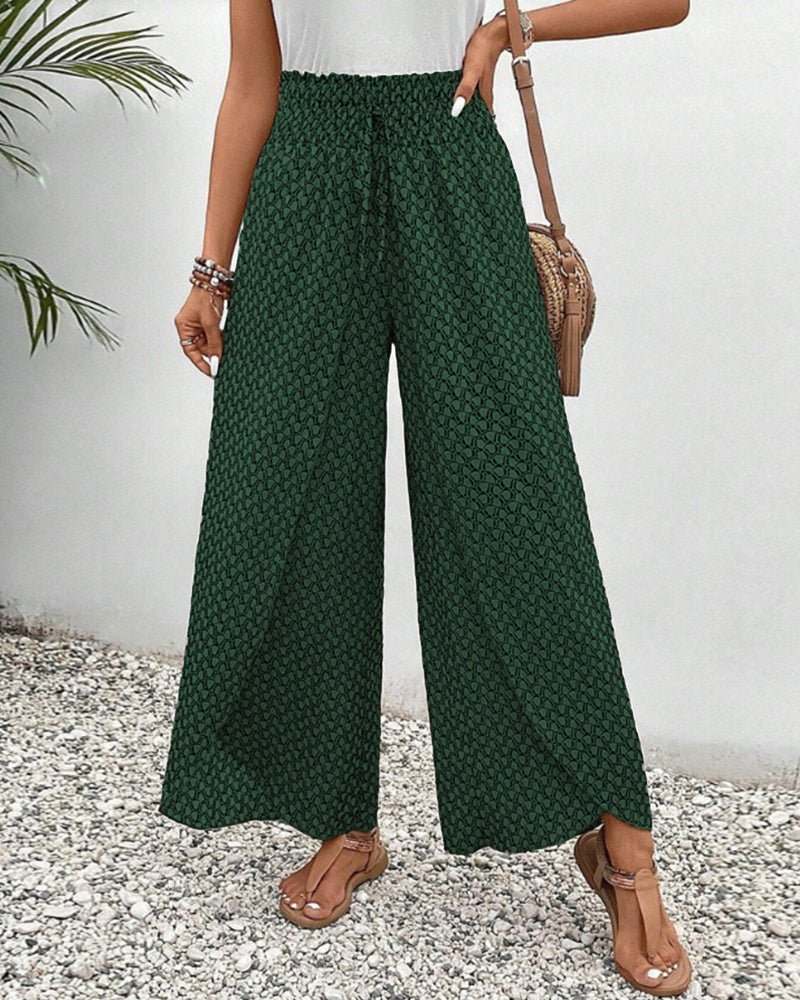 Magdalene | Bequeme Hose mit weitem Bein und Print