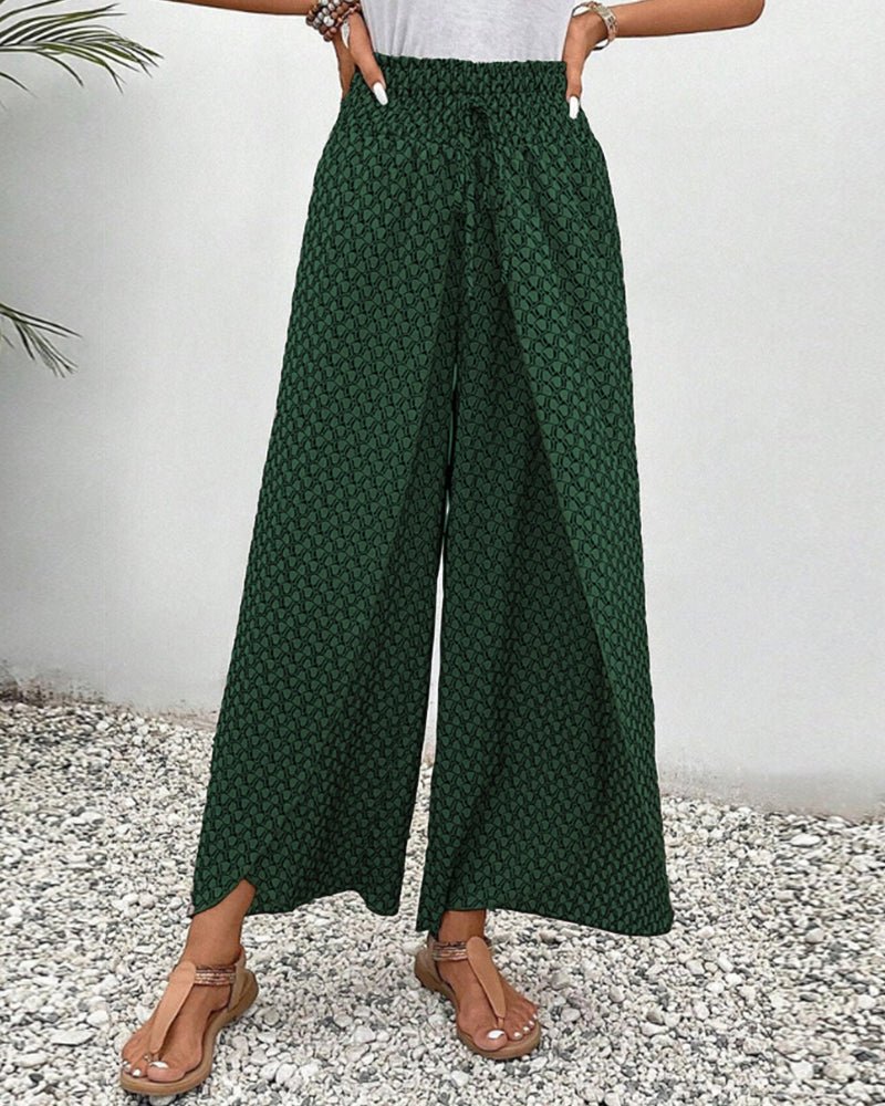Magdalene | Bequeme Hose mit weitem Bein und Print
