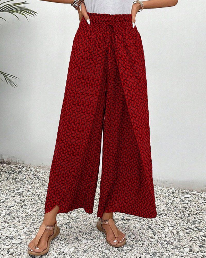 Magdalene | Bequeme Hose mit weitem Bein und Print