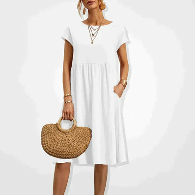 Malia | Entspanntes Freizeitkleid mit Taschen