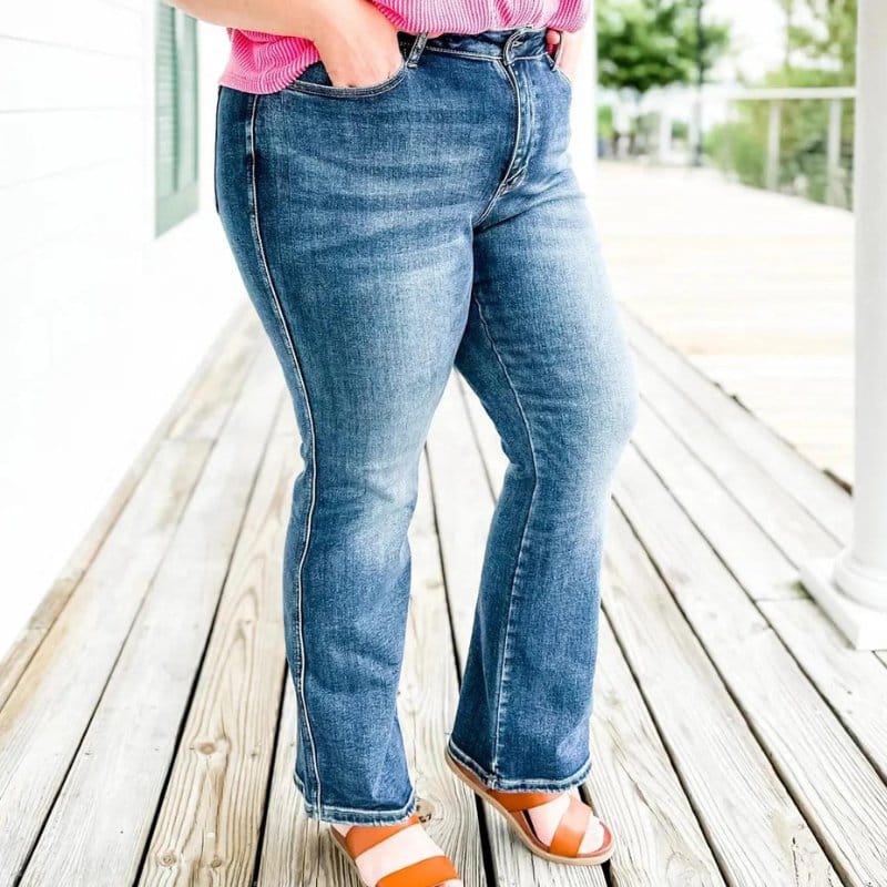 Solvra | Shaping-Jeans mit hohem Bund