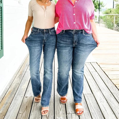 Solvra | Shaping-Jeans mit hohem Bund