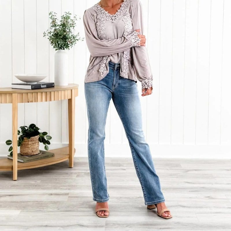 Solvra | Shaping-Jeans mit hohem Bund