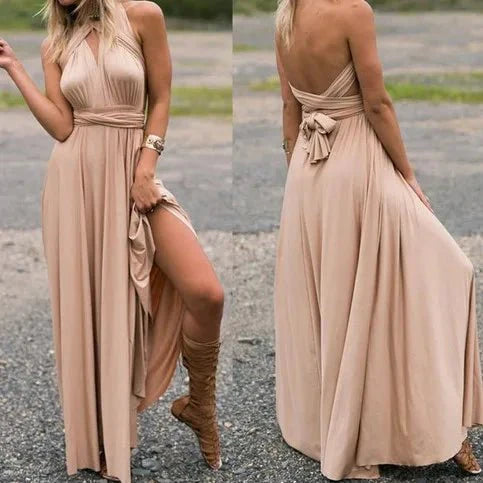 Claudissa | Wickelkleid im Maxi-Stil
