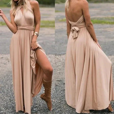 Claudissa | Wickelkleid im Maxi-Stil
