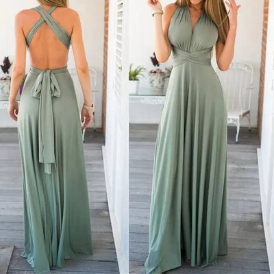 Claudissa | Wickelkleid im Maxi-Stil