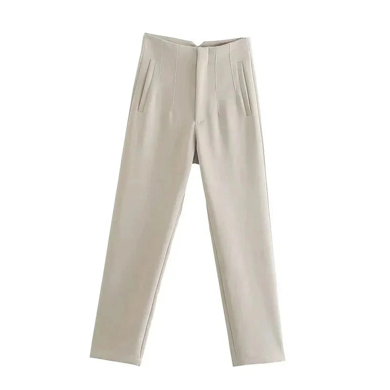 Thessavine | Geformte Hose mit hoher Taille