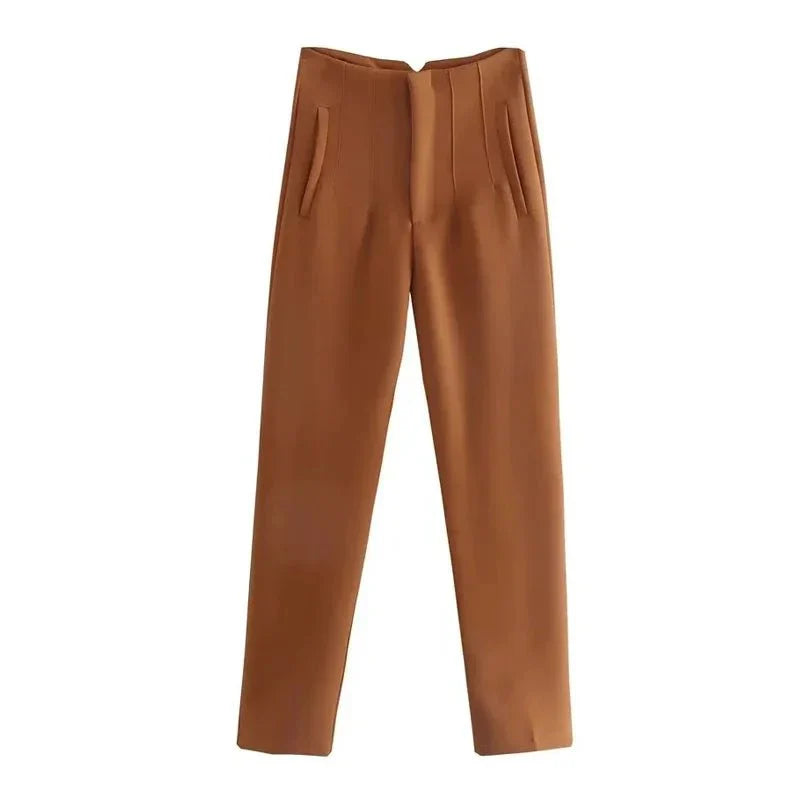 Thessavine | Geformte Hose mit hoher Taille