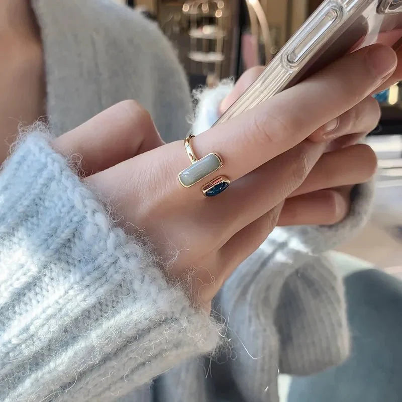 Marina | Elegante Ocean Doppelringe