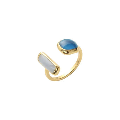 Marina | Elegante Ocean Doppelringe