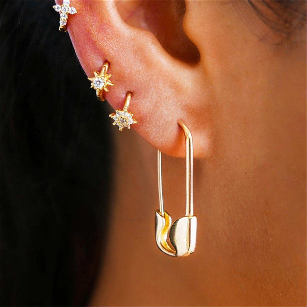 Nysera | Pinpoint Drop Statement Ohrringe