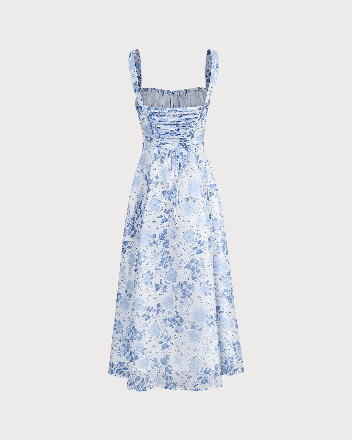 Zaryelle | Bloomcut-Midikleid mit Schlitz