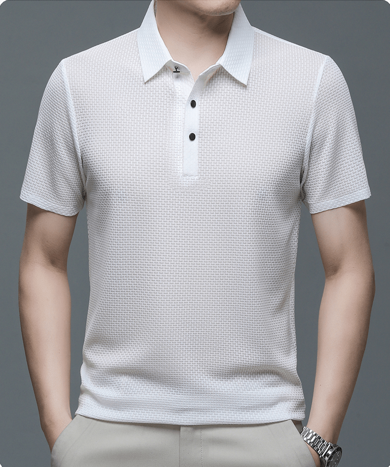 Axomar | Poloshirt mit klarer Struktur