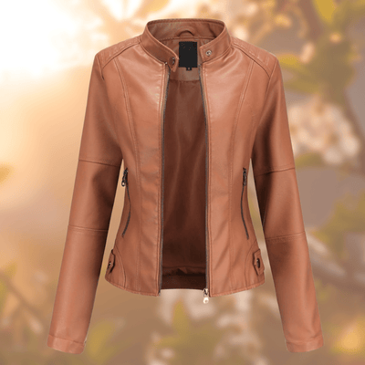 Jovie | Elegante Motorradjacke in Taillenlänge