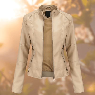 Jovie | Elegante Motorradjacke in Taillenlänge