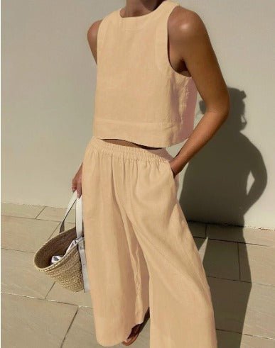 Vaelina | Zweiteiliges Set mit Cropped Top