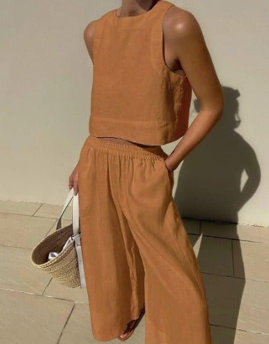 Vaelina | Zweiteiliges Set mit Cropped Top