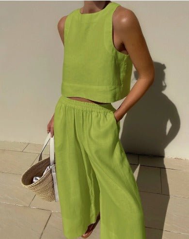 Vaelina | Zweiteiliges Set mit Cropped Top