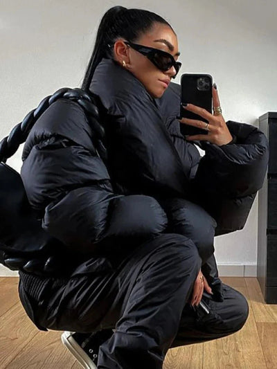 Sylvarin | Übergroße Steppjacke